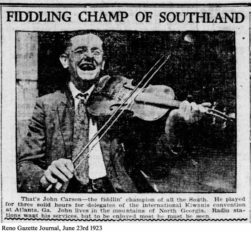 Fiddlin John carson